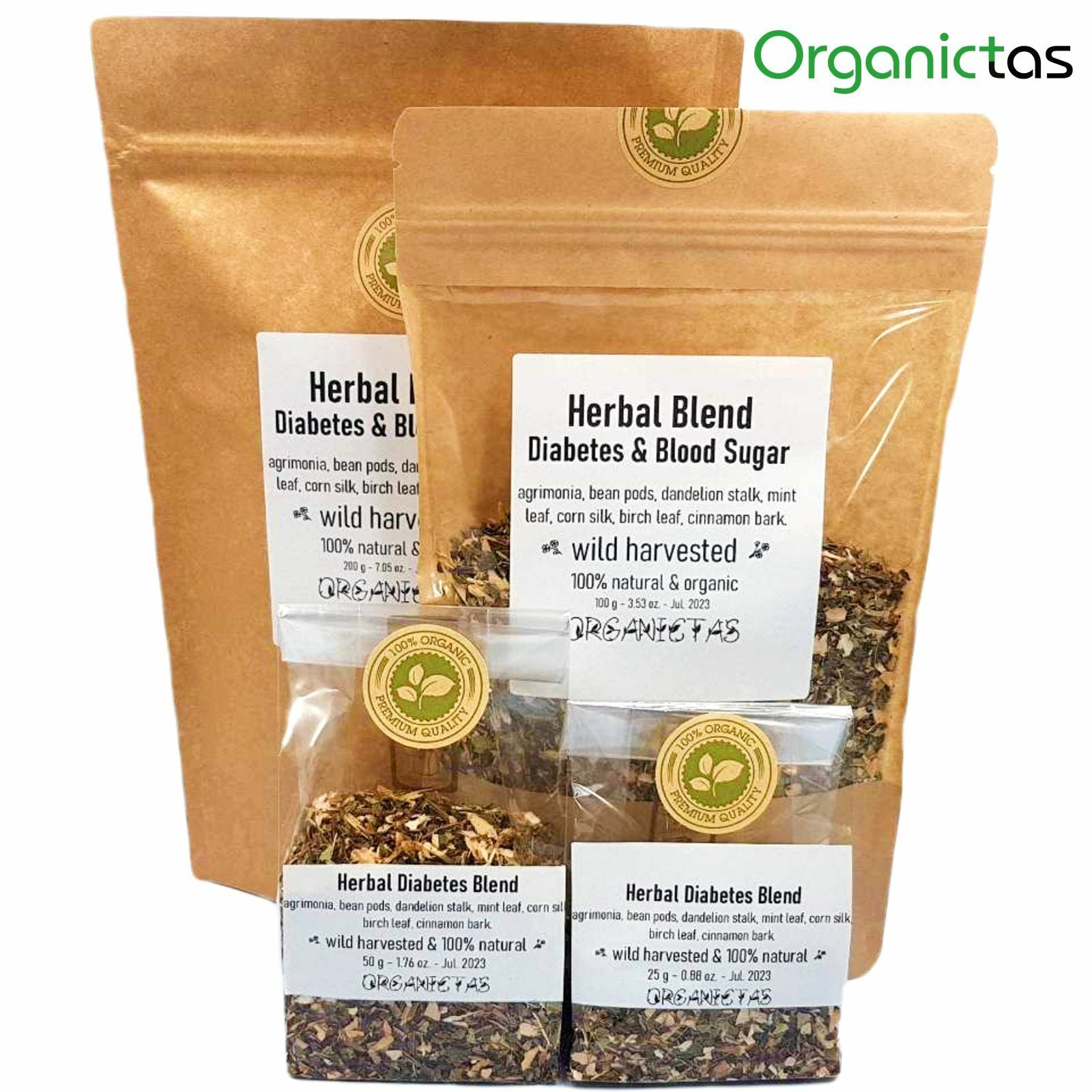 Herbal Diabetic Tea Natural Blood Sugar, Glucose, Cholestorol, Lower & Control