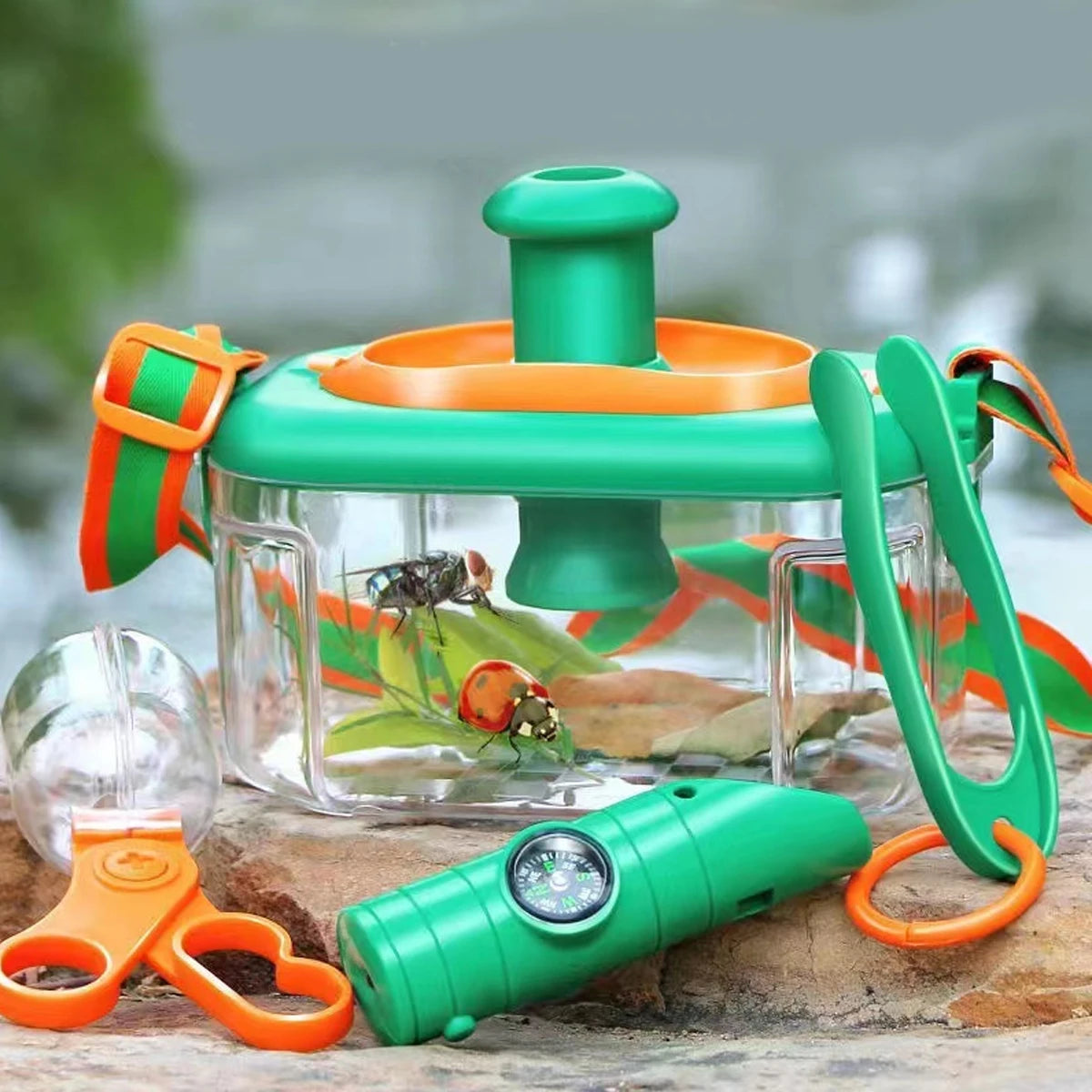 Kids Adventure Fishing Toys Kit 12PCS Outdoor Nature Exploration