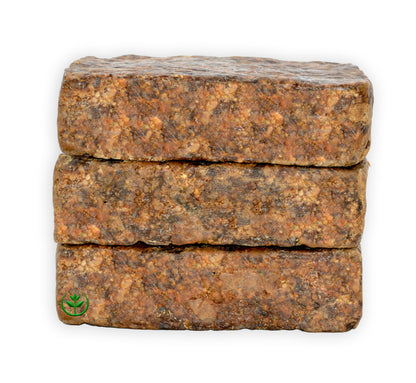 Raw African Black Soap 2 Oz. Bar 100% Pure Natural Organic Ghana Body Face Wash