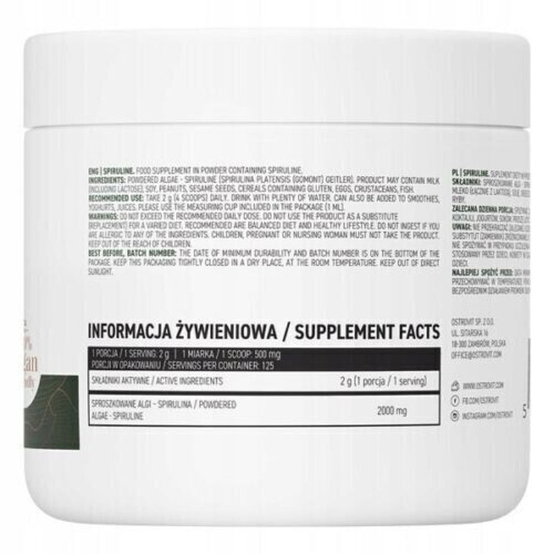 Ostrovit SPIRULINA -CHLORELLA 1000, 2000 Tablets VEGE