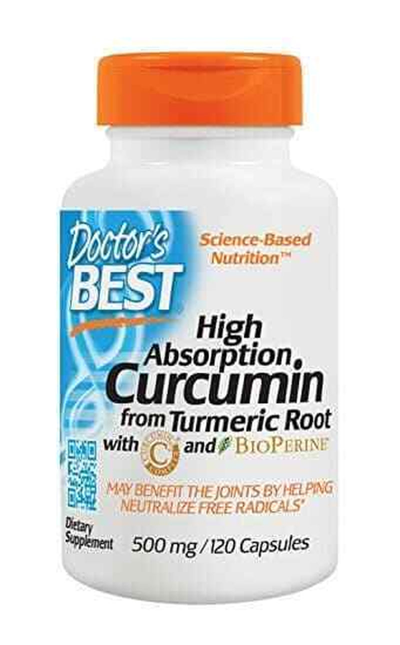 Doctor'S Best Curcumin from Turmeric Root + C3 Complex Bioperine 500Mg 120