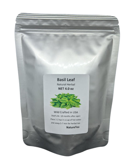 Basil Leaf - Dried Ocimum Basilicum Leaf C/S 100% from Nature, Wild Crafted