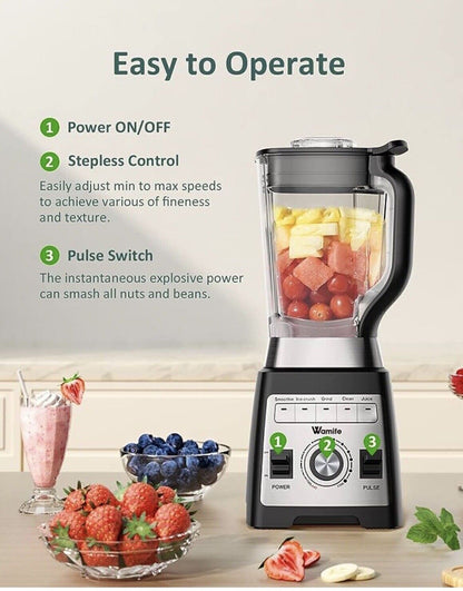 New Professional High Power Commercial Countertop Blender 1450W 70Oz BPA Free