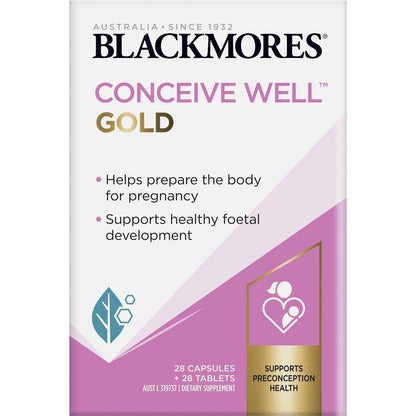 Blackmores Conceive Well Gold 28 Tablets + 28 Capsules