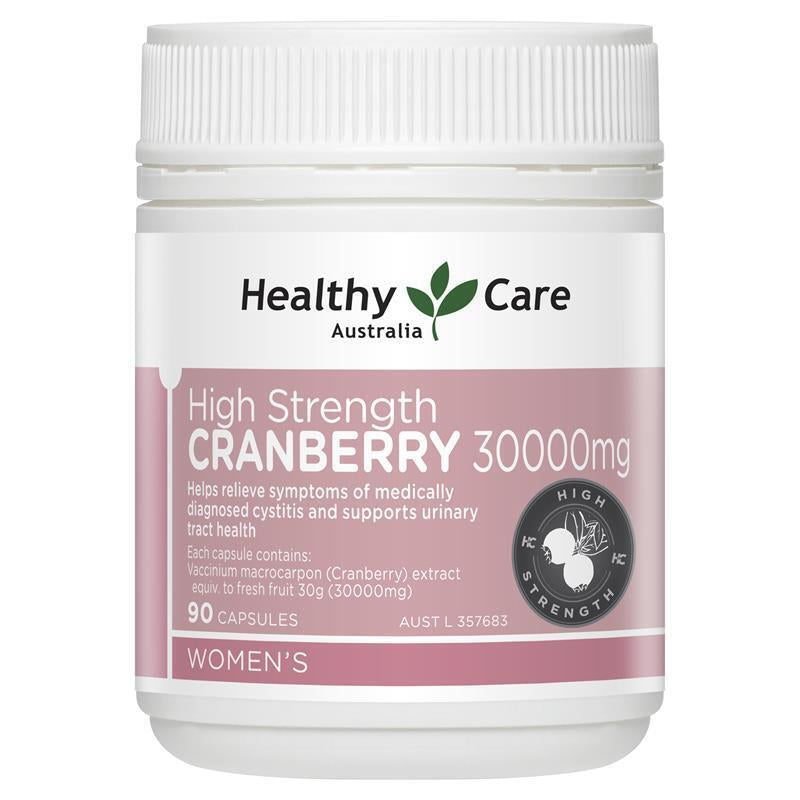 Healthy Care High Strength Cranberry 30000Mg90 Capsules