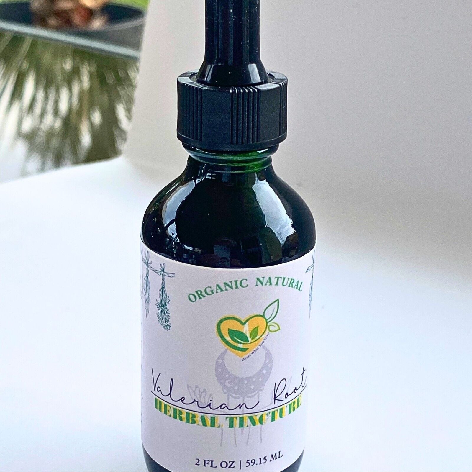 Valerian Root Tincture Liquid Herbal Drops Natural Plant-Base 2 OZ Insomnia Aid