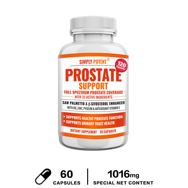 Simply Potent Prostate Support 1016 Mg - Relieve Frequent Urination, Urgency