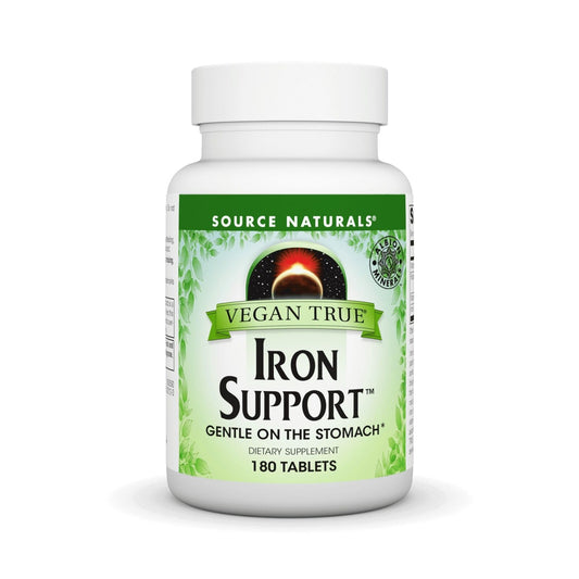 Source Naturals, Inc. Vegan True Iron Support 180 Tablet