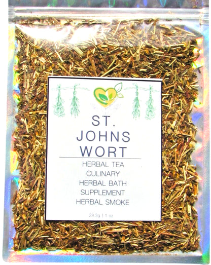 St John'S Wort Cut & Sifted Organic Hypericum Perforat Herb Natural 28.3G 1 Oz