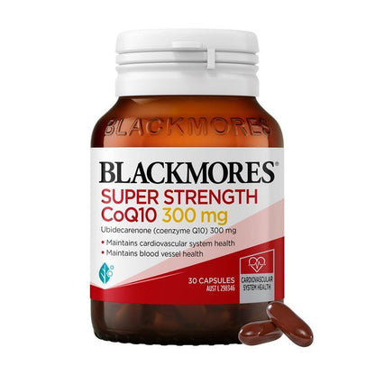 Blackmores Super Strength Coq10 300Mg 30 Capsules