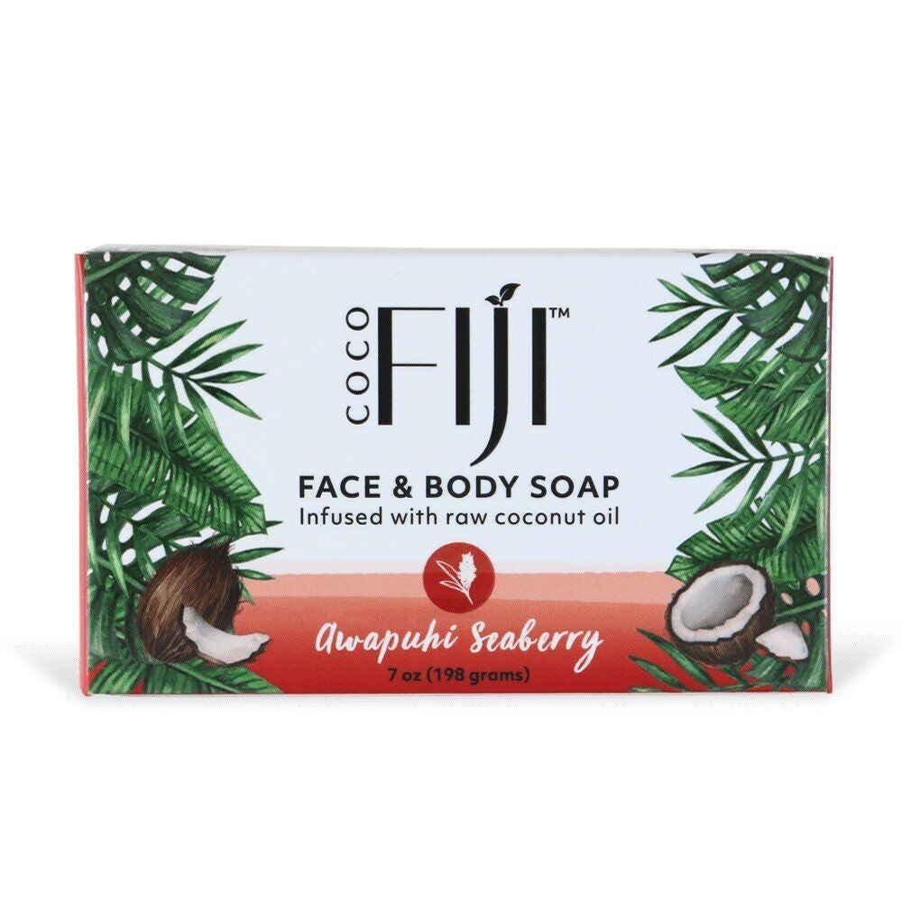 Organic Fiji Organic Awapuhi Seaberry Soap Bar 240 Gram Bar Soap