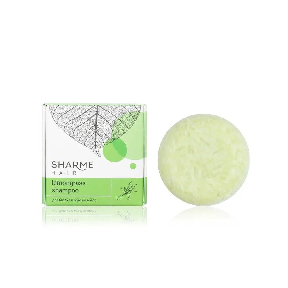 Handmade Organic Natural Solid Shampoo Lemongrass Rosemary Unisex Dull Hair 50Ml