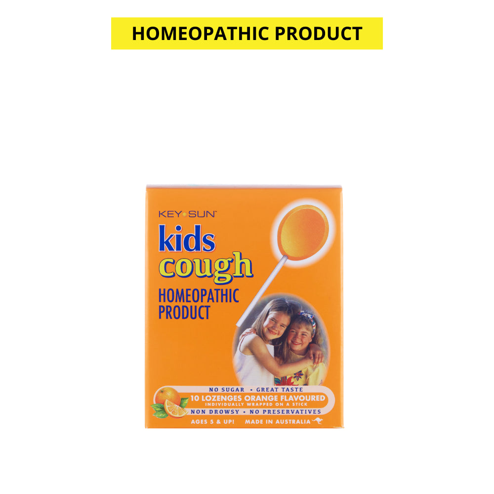 Key Sun Kids Cough Orange Flavoured 10 Lozenges