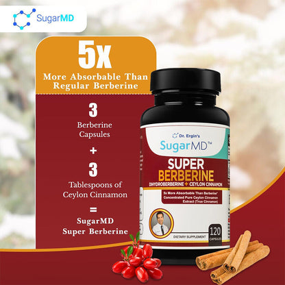 Sugarmd Super Berberine 250Mg Dihydroberberi