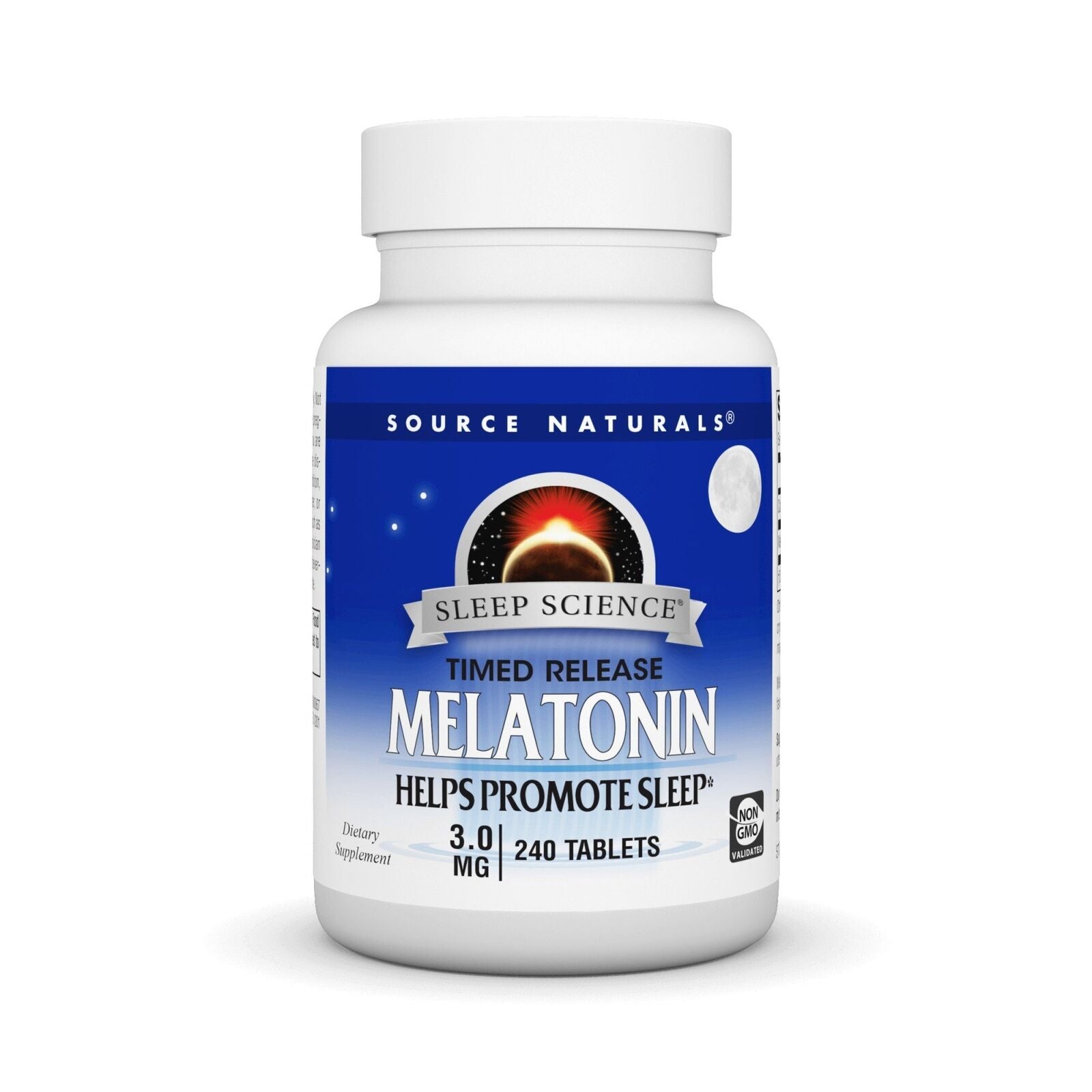 Source Naturals, Inc. Melatonin 3Mg Timed Release 240 Sustained Release Tablet