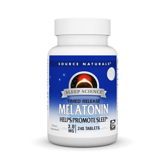 Source Naturals, Inc. Melatonin 3Mg Timed Release 240 Sustained Release Tablet