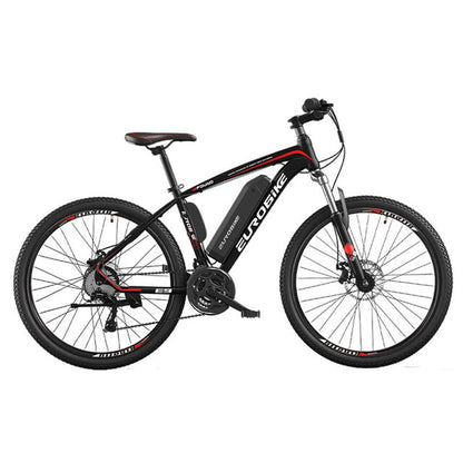 26 Inch Electric Lithium Battery Mountain Bike 27 Speed Electric Bicycle for Adult Double Disc Brake 36V 250W E-Bike