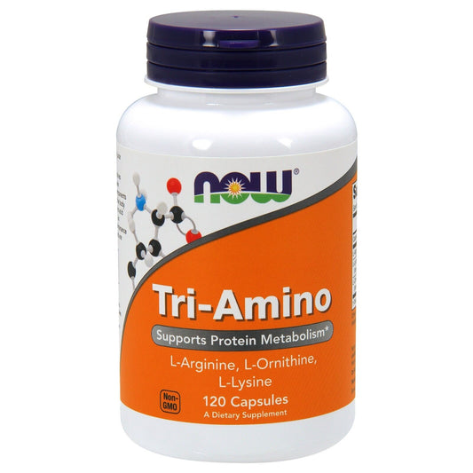 NOW Foods Tri-Amino, 120 Capsules