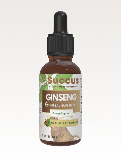 Ginseng Tincture - (Energy, Focus & Mental Clarity) - Alcohol Free