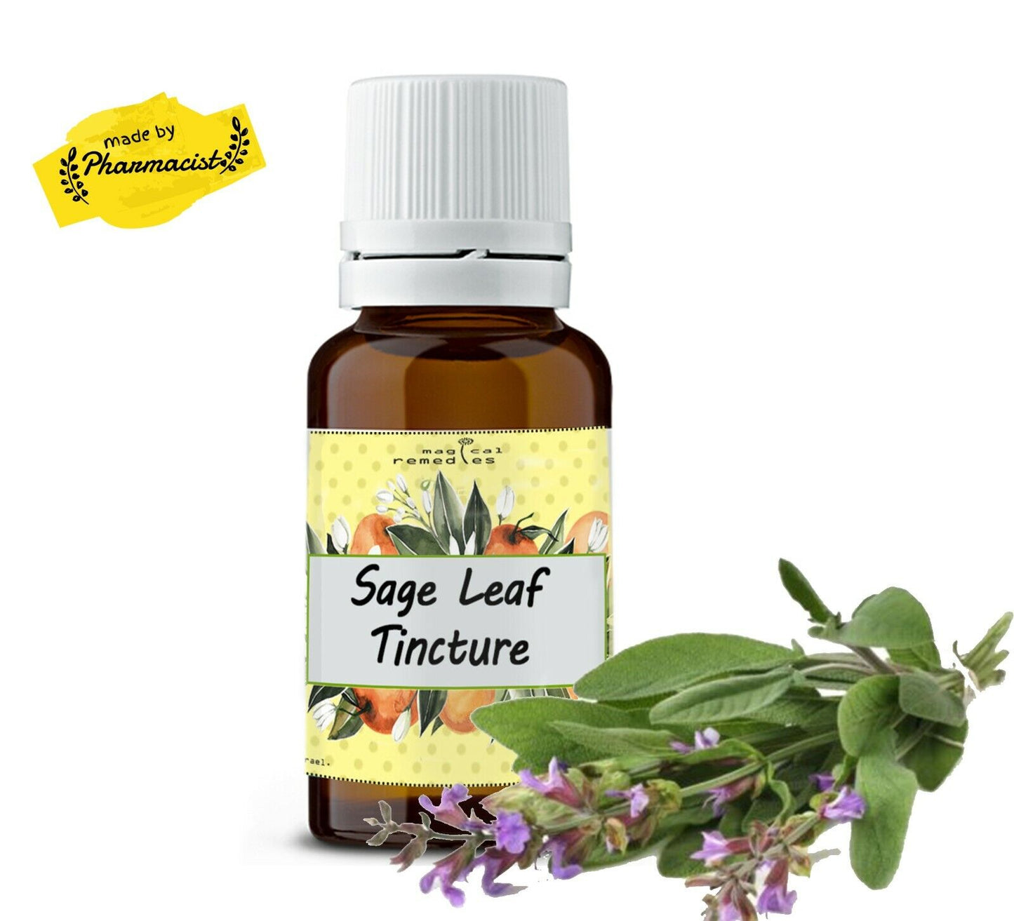 Salvia Officinalis Tincture - Sage Hot Flashes. to Control Perspiration.