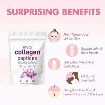 (Type I,II,III,V,X) Multi Collagen Peptides Powder-Hydroly