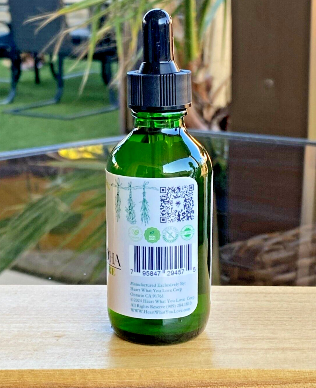 Ashwagandha Tincture Organic Liquid Root Drops 2 Oz Natural Mood Stress Balance