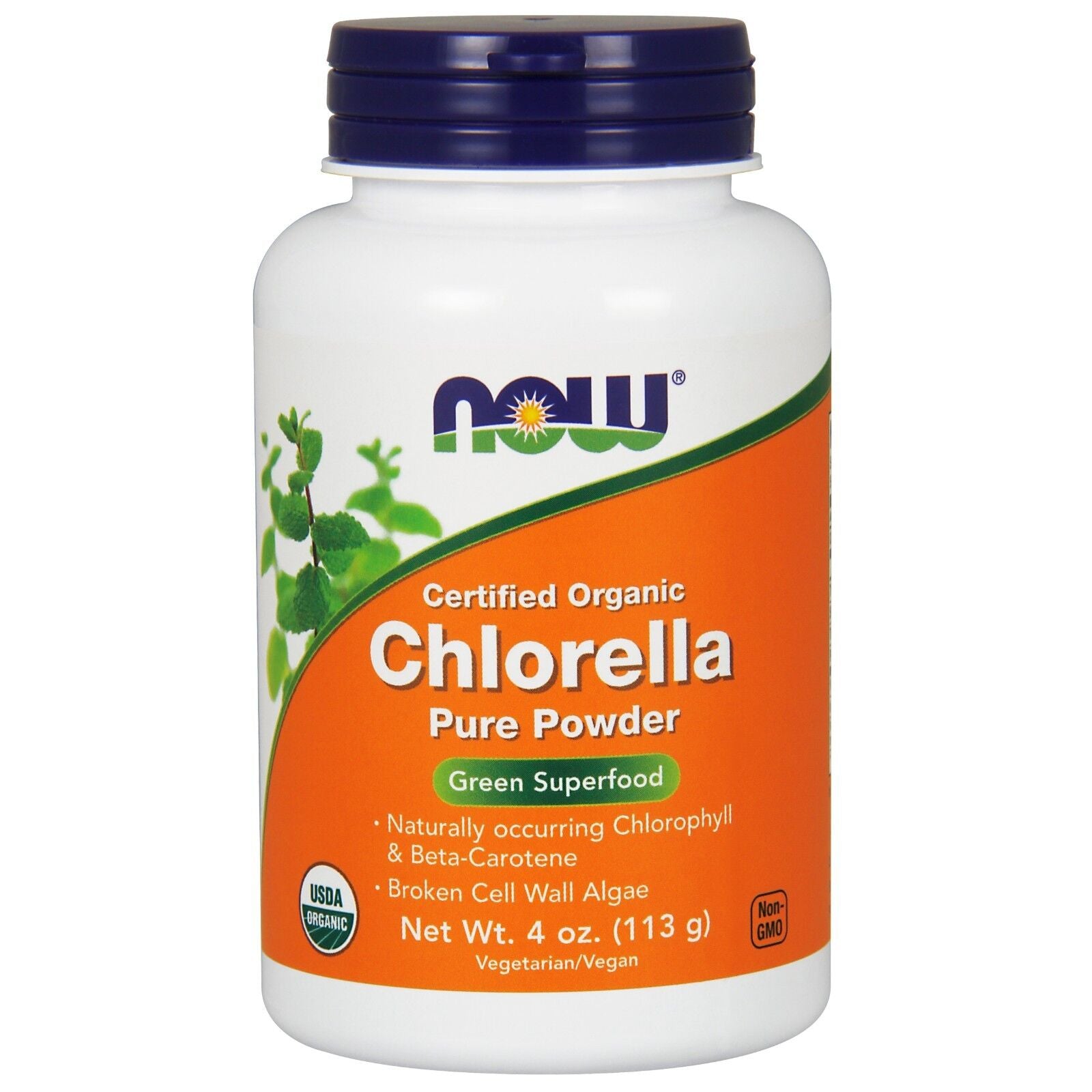 Chlorella Powder, Organic, 4 Oz.