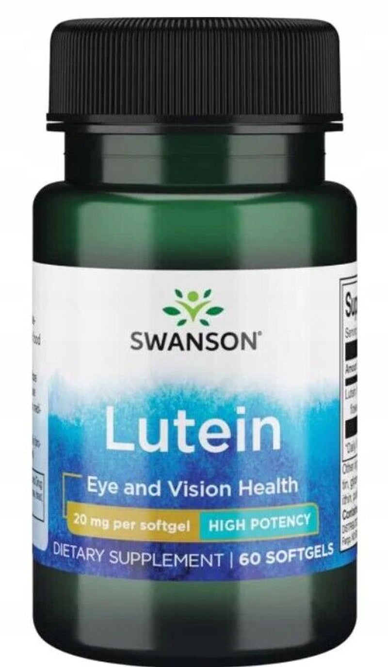 SWANSON LUTEIN 20Mg, 60 Softgels