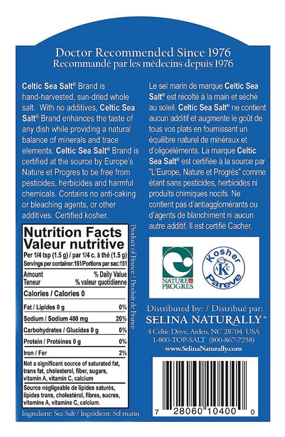 Celtic Sea Salt Moist 1/2 Lb. Light Grey Course