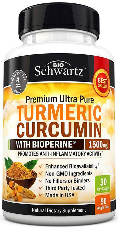 Turmeric Curcumin with Bioperine 1500Mg. Highest Potency Available....