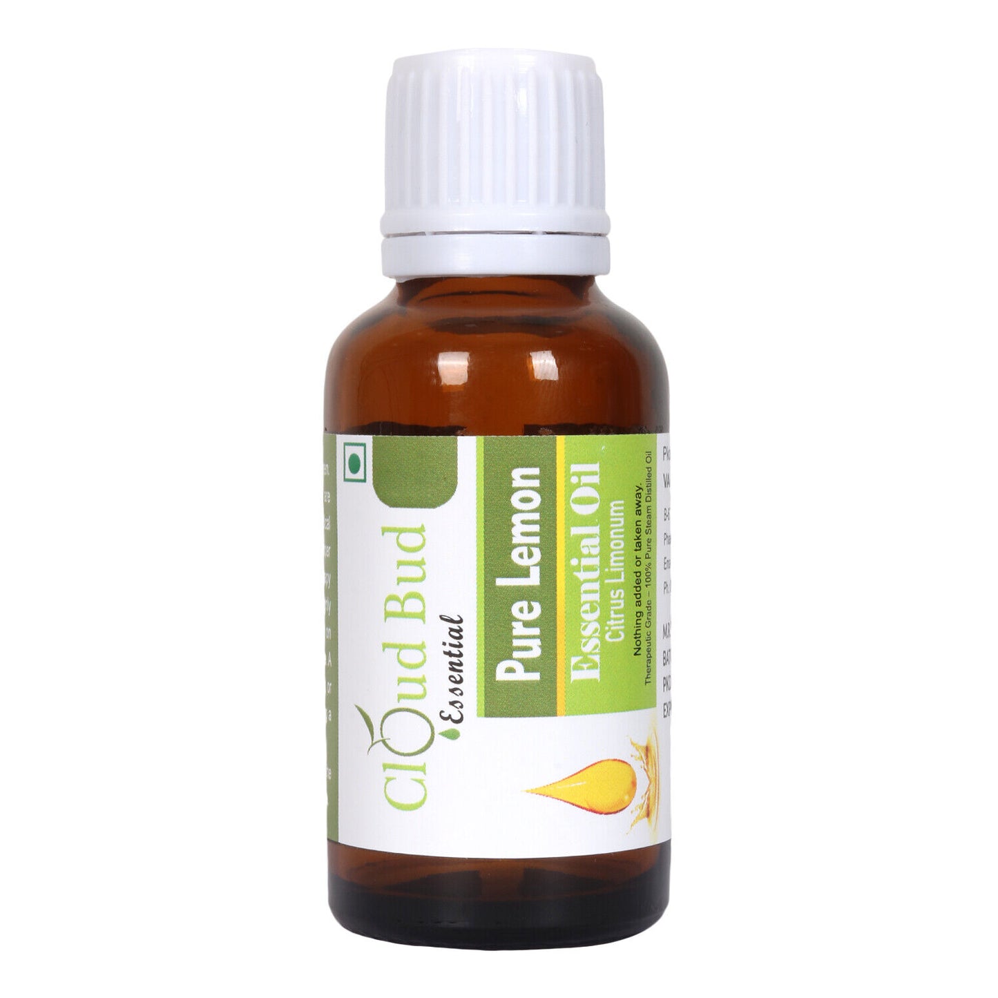 Pure Lemon Essential Oil Citrus Limonum Distilled Uncut Natural for Skin Hair