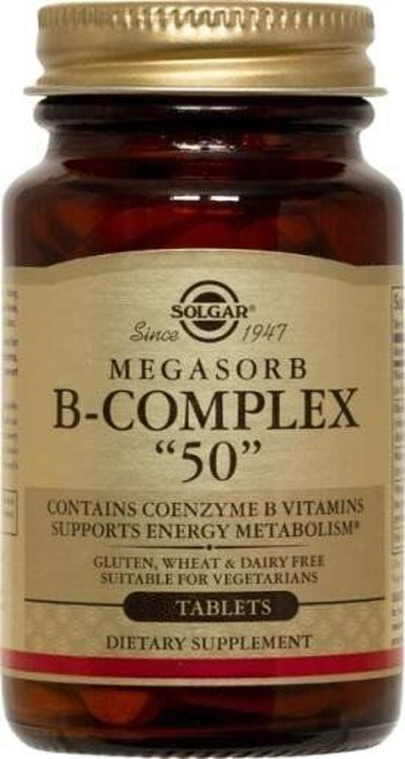 Solgar Megasorb B Complex 50 100 Tablet