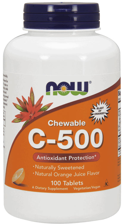 Vitamin C-500 100 Chewables Orange