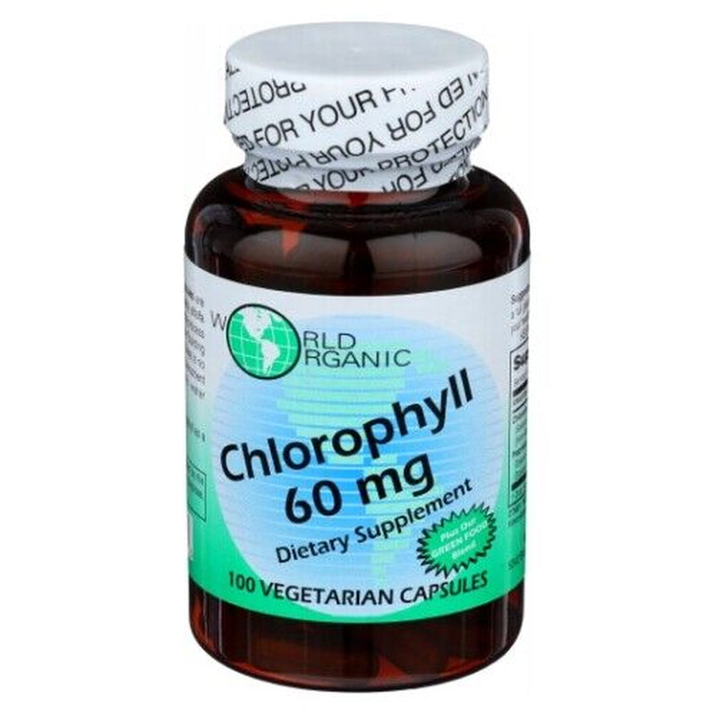 Chlorophyll 60 MG 100 Caps by World Organics