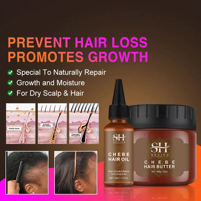 Chebe Hair Oil Butter Hair Mask Fast Hair Growth