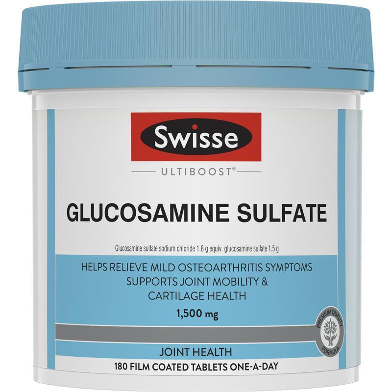 Swisse Glucosamine Sulfate 1500Mg 180Tablets