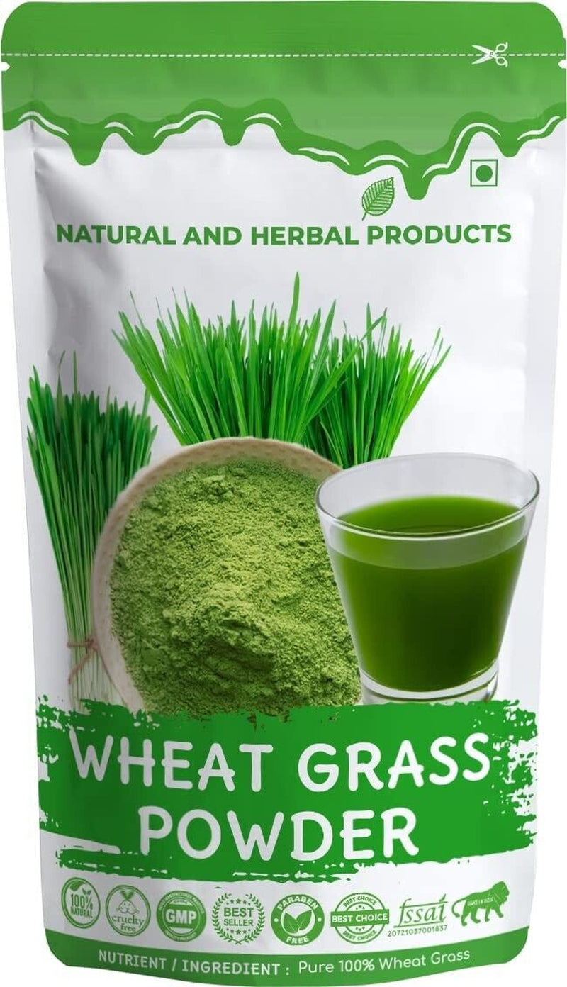 Organic & Natural Wheatgrass Powder for Skin Brightening Eating Drink