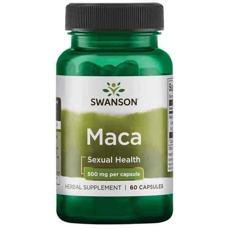 SWANSON Maca 500Mg (Sexual Health) 60 Capsules