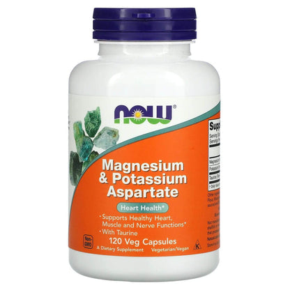 Magnesium & Potassium Aspartate (Heart Health) 120 Vegetarian Capsules