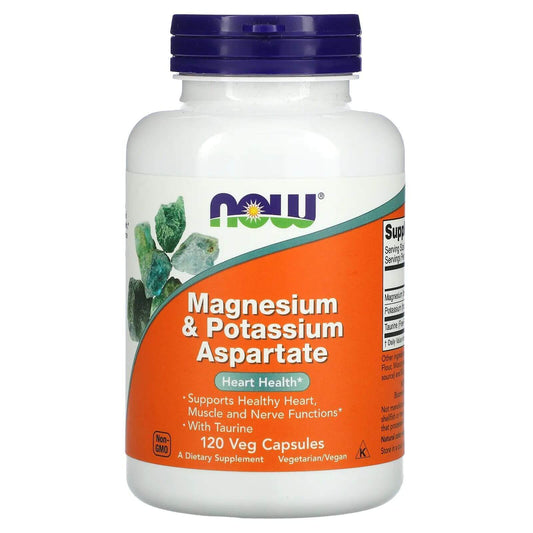 Magnesium & Potassium Aspartate (Heart Health) 120 Vegetarian Capsules