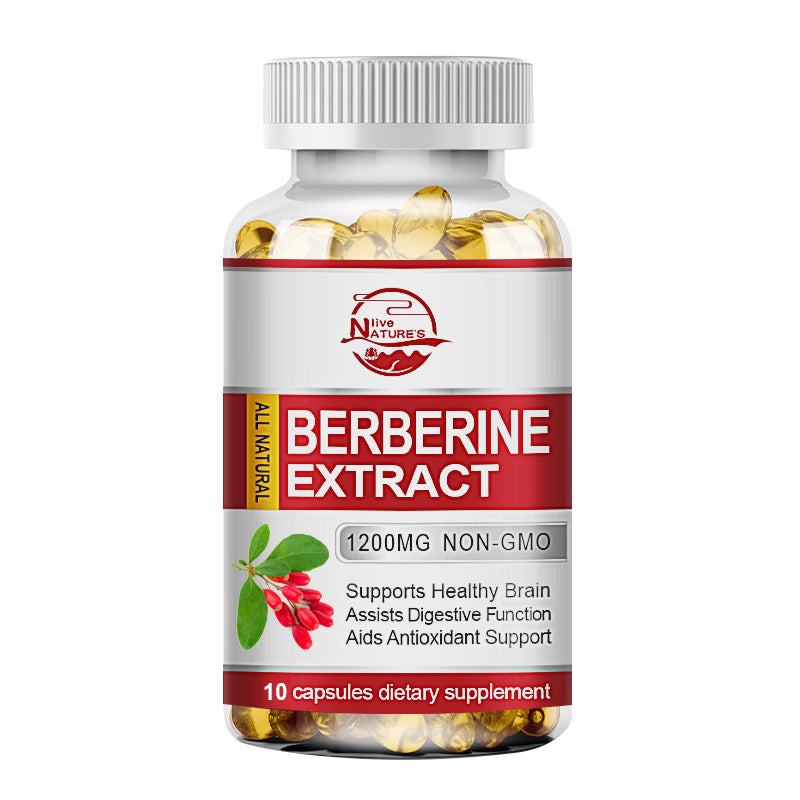 Premium Berberine HCL Extract 1200Mg, Healthy Cholesterol, Anti-Inflammat