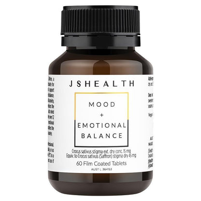 JSHEALTH Mood + Emotional Balance 60 Tablets