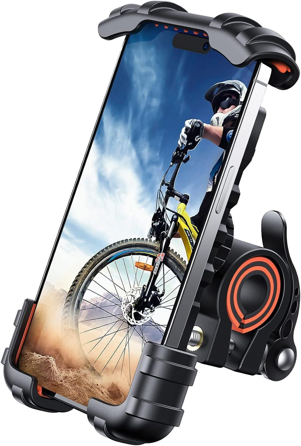 Lamicall Bike Phone Holder, Motorcycle Phone Mount - Motorcycle Handlebar Cell P