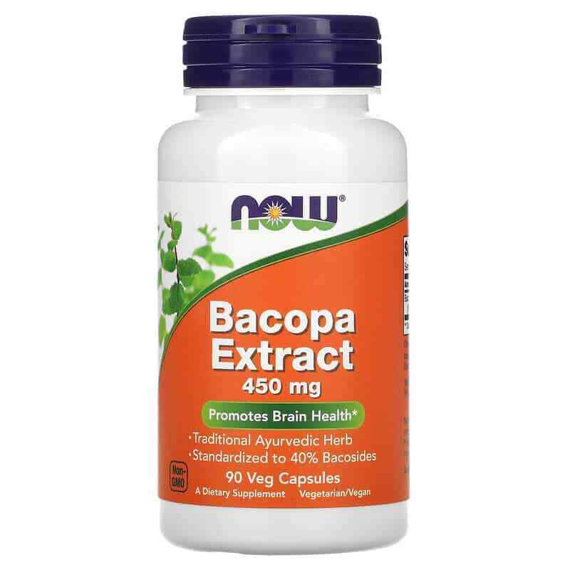 Bacopa Extract 450Mg 90 Vegetarian Capsules Promotes Brain Health