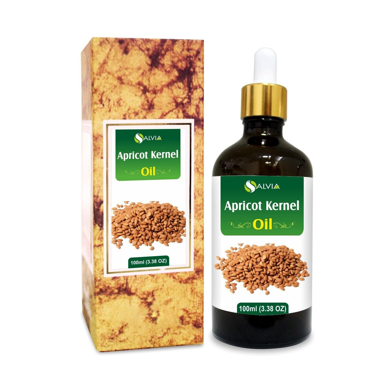 Apricot Kernel (Prunus Armeniaca) 100% Pure & Natural Carrier Oil -[10Ml-25L].