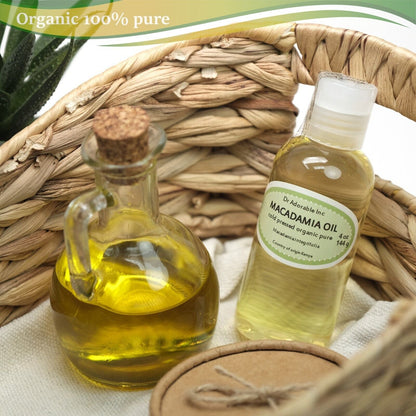 PURE MACADAMIA NUT OIL ORGANIC COLD PRESSED * !!!*