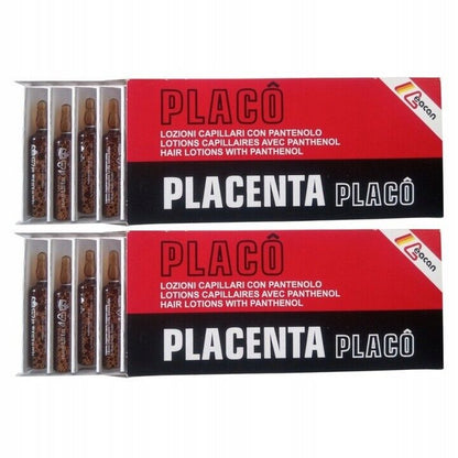 Placenta Placo Treatment against Hair Loss, Ampoules 24 X 10 Ml