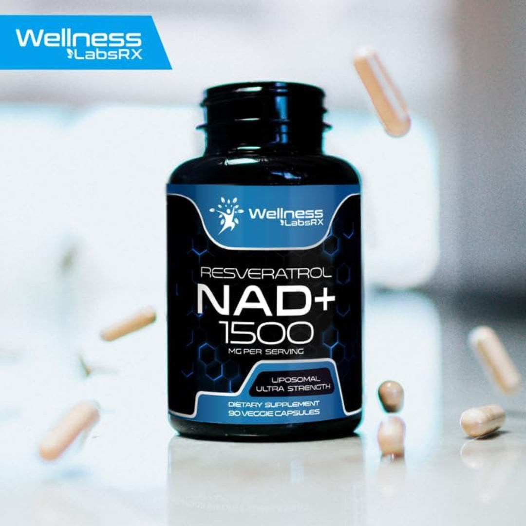 NAD Supplement, 1500Mg - Liposomal NAD+ Supplement with Resveratrol, Nad plus Bo