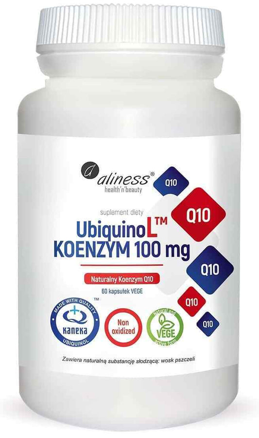 ALINESS Ubiquinol Kaneka Coenzyme Q10 100Mg 60 Vcaps