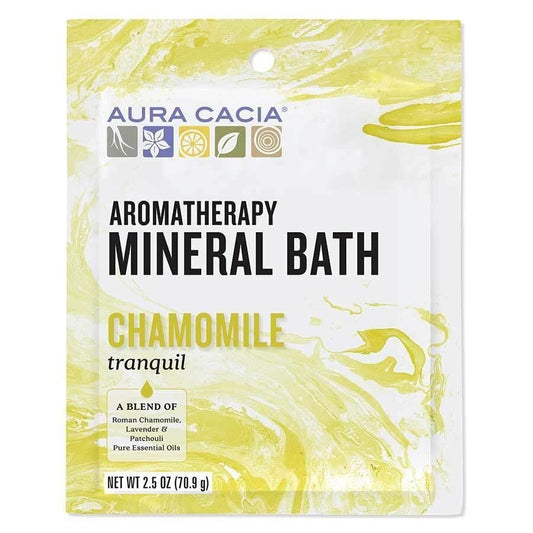 Aura Cacia Mineral Bath-Tranquil Chamomile 2.5 Oz Bath Salt